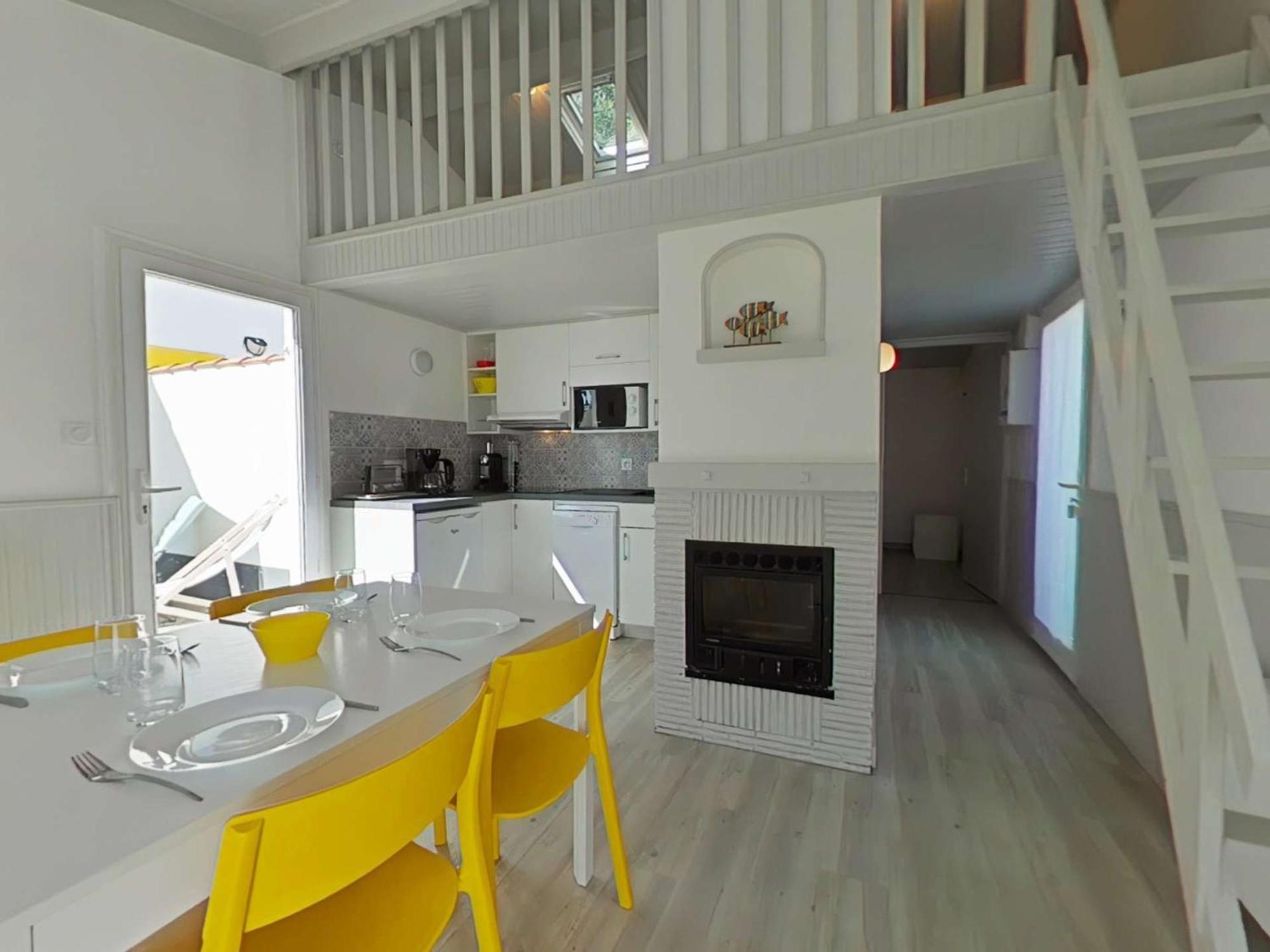 Maison Cosy Avec Mezzanine, Piscine Chauffee, Proche Mer - 4 Couchages - Parking Privatif - Fr-1-224A-1 Bretignolles-sur-Mer Luaran gambar