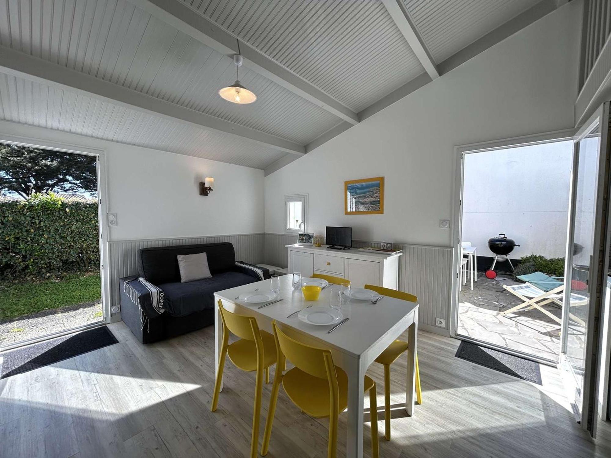 Maison Cosy Avec Mezzanine, Piscine Chauffee, Proche Mer - 4 Couchages - Parking Privatif - Fr-1-224A-1 Bretignolles-sur-Mer Luaran gambar