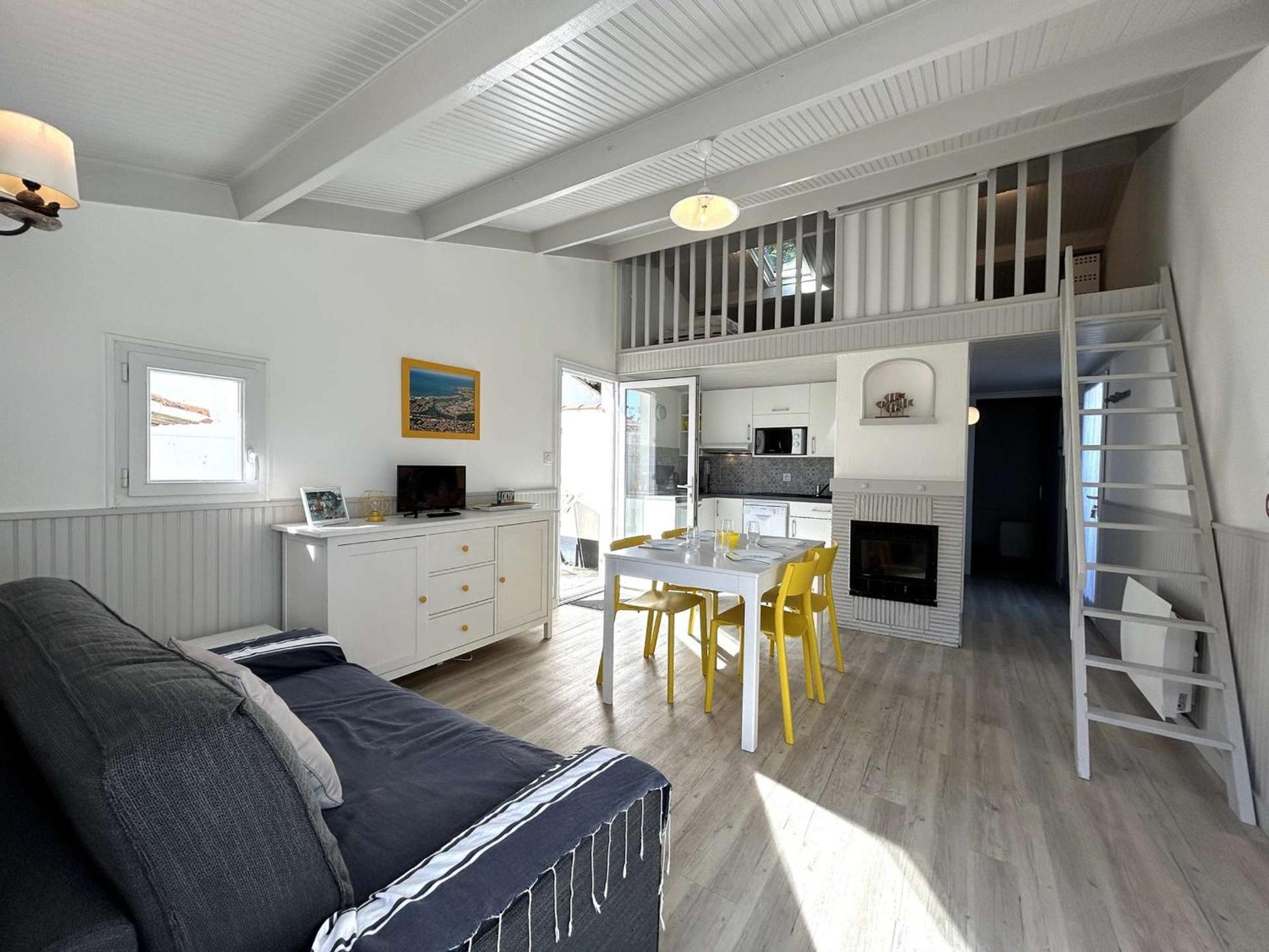 Maison Cosy Avec Mezzanine, Piscine Chauffee, Proche Mer - 4 Couchages - Parking Privatif - Fr-1-224A-1 Bretignolles-sur-Mer Luaran gambar